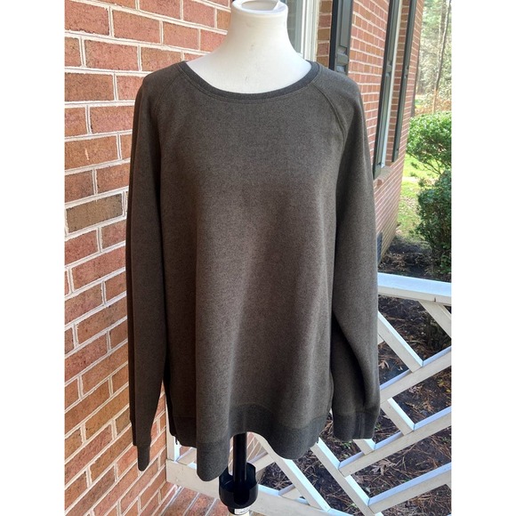 Singer + Sargent Pullover Sweatshirt XXL Olive - Picture 1 of 8